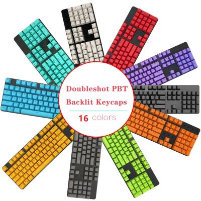 China Previous 104 Mechanical Colorful KEYS To Light Up PBT LED Keycap For Mechanical Keyboard for sale