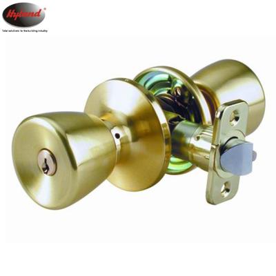 China Best Selling Stainless Steel/Brass/Zinc Alloy/Solid Tubular Door Knob Lock, Same Type Locked Hyland America OEM 592 Zinc Alloy Knob Door Lock for sale