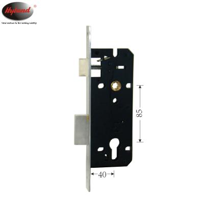 China Corrosion Resistance HYLAND OEM LC02 85X40mm Mortise Lock Body With Full Security Spray Deadbolt Cerradura Deburring for sale