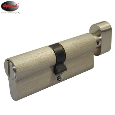 China HYLAND OEM Privacy Solid Brass Solid Brass Cylinder With Turn Knob 35x35BNBK cerradura de puerta de tour for sale