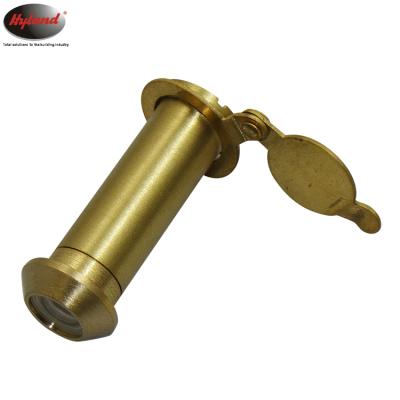 China OEM HYLAND Plastic Lens Eye Viewers Mirillas Door Hole Viewer Door Viewer Magnifierwith Wide Angle Brass Viewer for sale