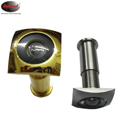 China Modern Square Type Door Hole Hyland OEM DV11 Brass Material Viewer, 200 Degree for sale