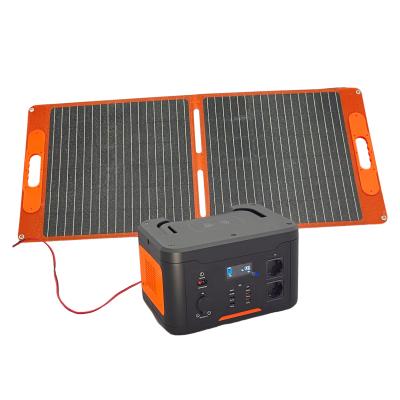 China 110V-230V Portable Solar Powered Power Station 324000mAh Li Ion For Home emergency for sale