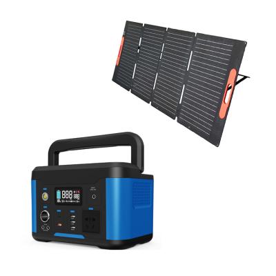 China Facotry OEM Lithium battery 500Wh Portable Solar Generator For RV campers for sale