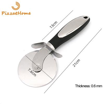 China Viable Quality Stainless Steel Pizza Round Wheel Cutter Slicer Pizza Cookie Cutter Pizza Accessories for sale