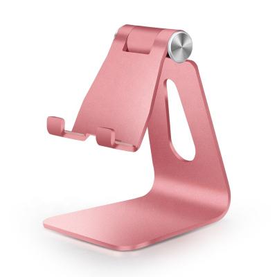 China Adjustable Foldable Phone Holder Desk Shelf Suitable for Customizable iPad Mobile Phone Stand Aluminum Alloy Mobile Phone Holder for sale