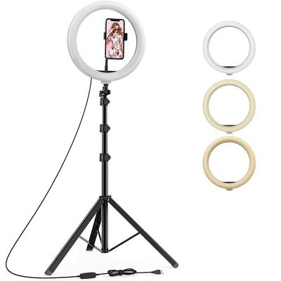 China PORTABLE Free Shipping Universal 12 Inch Ring Light Selfie Ring Light Mobile Phone Ring Light for sale