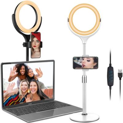 China PORTABLE at a loss 8 inch ring light led selfie ring light universal flat ring light for sale