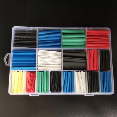 China LOW VOLTAGE Factory Supply Insulated Electrical Wire 670PCS Single Wall Heat Shrink Tube Insulation Sleeving for sale