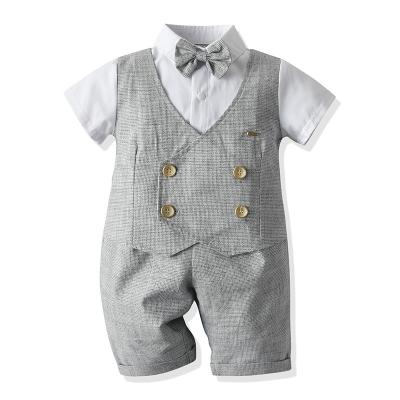 China Casual Organic Summer 100% Cotton Baby Boy Clothing Set Boy Fall Clothes Outfits Sets for sale