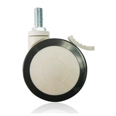 China SWIVEL cheap and high quality stem casters polyurethane swivel medical equipment caster 75mm PU wheels for sale