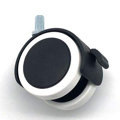 China High Quality Modern 2 Inch Swivel Office Furniture Chair Caster 50 Mm Wheel Nylon Caster With Brake for sale