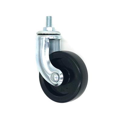 China Modern 60mm Threaded Screw Caster Swivel Food Storage Cart Caster Wheel for sale