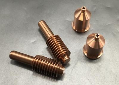 China Torch Consumables Plasma Cutting Nozzle , Electrode  Retaining Cap for sale