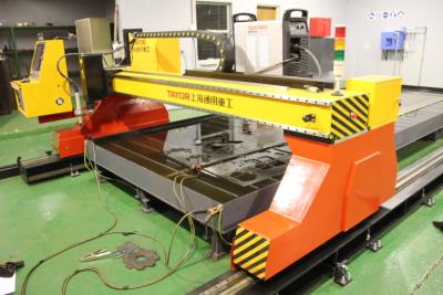 China High Efficiency 220 - 440V Two Torch CNC Cutting Machine / ESAB Plasma Cutter for sale