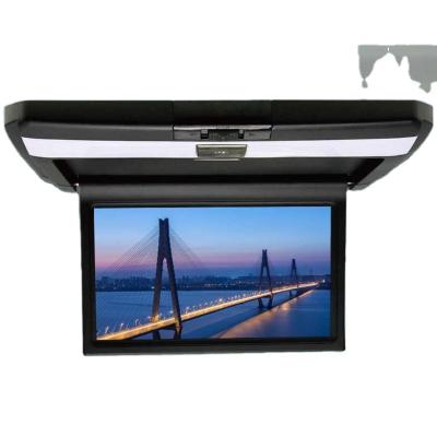 China FHD 10.1Inch Universal Remote Control Bus TV Flip Down Car Monitor Roof Mount Monitor for sale