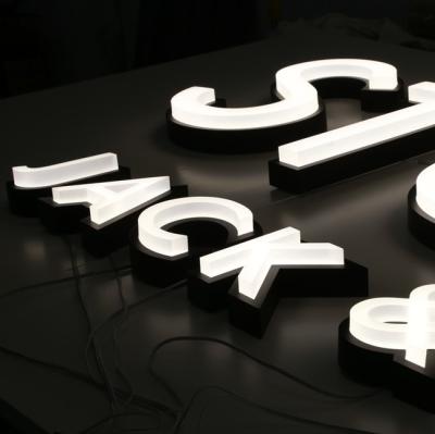 China SMD5050 LED Acrylic Glow Sign Board Front Lit Channel Letters for sale