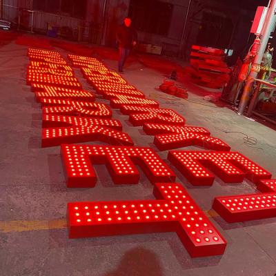 China Del centro comercial del gigante de la luz grueso de las muestras el 10cm de la letra para arriba en venta