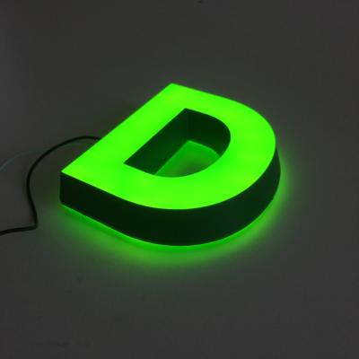 China Large Alphabet LED Acrylic Letters Logo Super Bright Outdoor Waterproof for sale