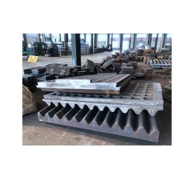 China energy & Economic Mining Custom Design Mobile Crusher Parts Cheek Jaw Plate Price for sale