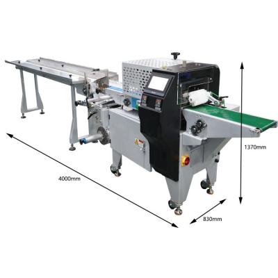 China Choco Crispy Crepes Fully Automatic Bag Packaging Machine With 220V/50Hz Power Supply for sale