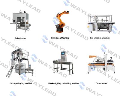 China Controle por PLC da linha automática de embalagem de pão 35-150 sacos/min Capacidade à venda