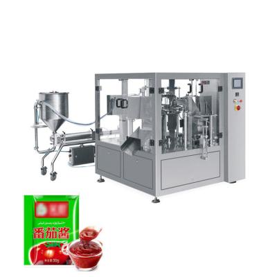 China 304 SUS  Liquid Chocolate Packaging Machine Premade Pouch Packing Machine for sale