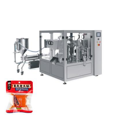 中国 Bag Sauce Packaging Machine Automatic Liquid Premade Pouch Packing Machine 販売のため