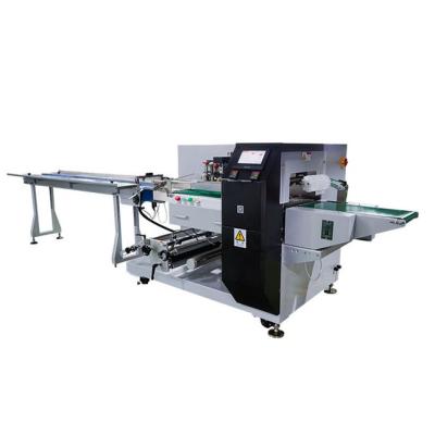 China Bag Width 35-80 Mm Horizontal Flow Wrapping Machine with Gas Flushing Optional Devices for sale