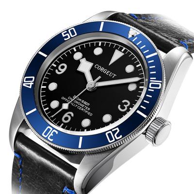 China DIVER Corgeut 41mm Sapphire Mechanical Men Waterproof Wrist Automatic Mechanical Watches for sale