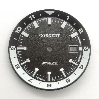 China High Quality Luminous Dial 36.5mm Watch Face Parts Luxury Customize 36.5mm Watch Faces for sale