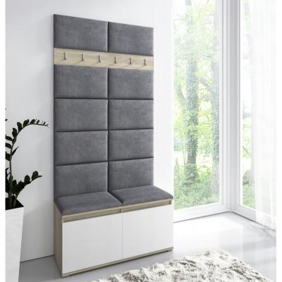 China Modern Home Decor Vestibule Entrance-Hall Hallway Decoration Upholstered Headboard Paneling Wallcovering for sale