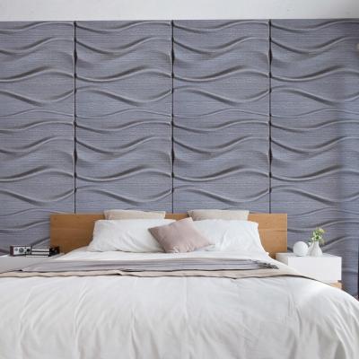 China Modern Best Product 3d Leather Wall Panel For Bed for sale