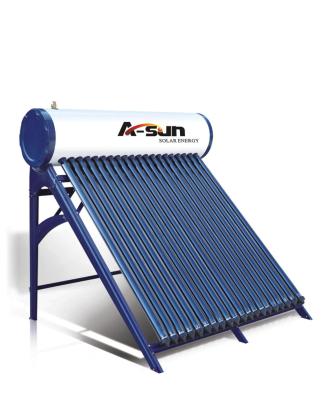 China Home bath solar water heater heat pipe compact pressurized solar hot water heater6 for sale