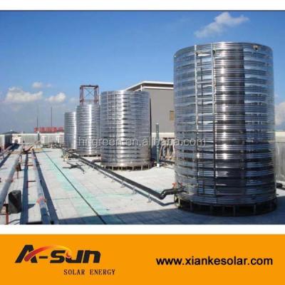 China Color Steel With 0.4 Thickness 1000L All Stainless Steel Solar Thermal Storage Tank for sale