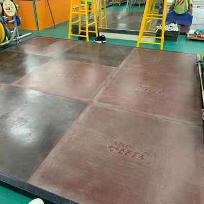 China Recyclable Kindergarten Baby Use Elastic Strip GYM Support Mat Playground Flooring Floor Tile for sale