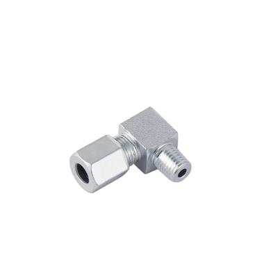 China High Quality Cable Connectors Ferrule Fitting Medium Carbon Elbow Pipe Right Angle Connectors for sale