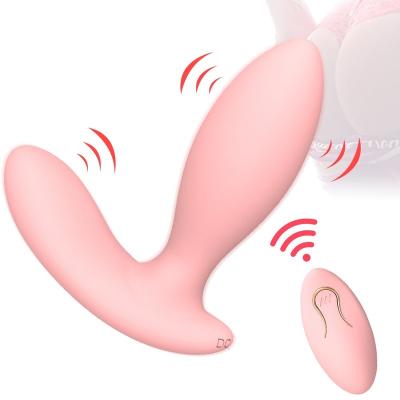 China Vibration+Remote Control Vagina Panties Medical-Grade Silicone Dildo Adult Toy Wearable Vibrator Remote Control Vibrating Sex Toys For Women for sale