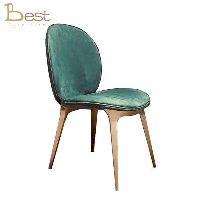 China Modern Luxury Italian Leaf Embroidery Design Hotel Villa Light Luxury High End Banquet Dining Chair for sale