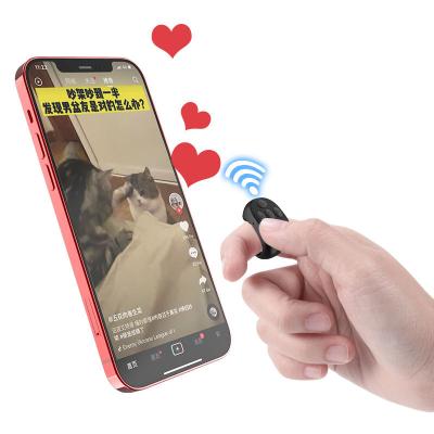 China APP Control Button Remote Controller Selfie Photo Page Turner Ring Shape Multi-Function Page Turner Remote Control for sale