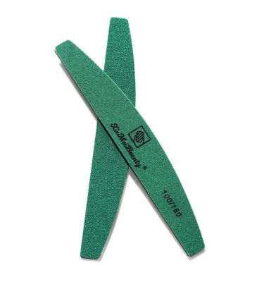 China Nail Care Elephant Shape Custom Logo 100/100 Grit Washable Green Nail File for sale