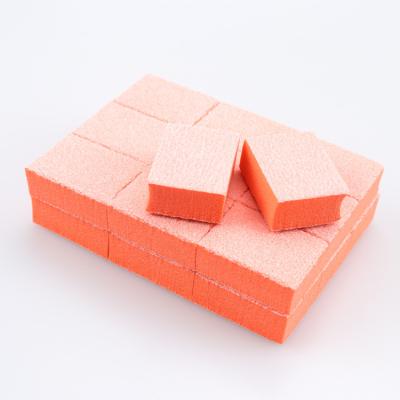 China Mini Nail Care Free Sample Blue White Purple Pink Orange Disposable Buffer Block Mini Nail Sanding Block for sale