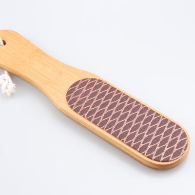 China Hot Selling Callus Remover Foot Care Files Pedicure Foot Folder Double Sided Waterproof Wooden Foot Folder for sale