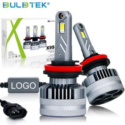 China BULBTEK X9S 200W 20000LM LED 9006 9012 Focos H4 Car Accessories LED Headlights Auto Lighting Systems Advance Mixer for sale