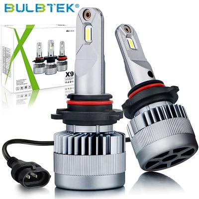 China BULBTEK X9 Headlight Bulb Led Automotive Light 9005 Car Faro 9006 Automobiles H11 Bombillos Luz Carro Luces Led H4 Logan de Focos Para for sale