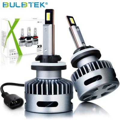 China BULBTEK X9 LED Auto Light 12V 120W High Power Car Headlight 15000 Lumen H1 H3 880 881 5202 9012 Car Bulb TT for sale