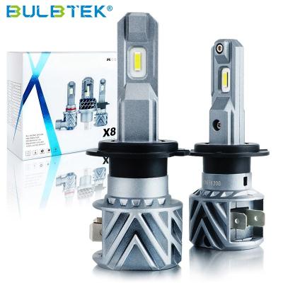 China BULBTEK X8 High Power Led Car Headlight Bulb H1 H3 H4 Faros 9006 Caro Led Car Headlight Bulb H1 H3 H4 Faros 9006 Caro for sale