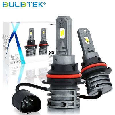 China BULBTEK X8 Wholesale Car 9004 9005 9006 9007 9012 LED Automotive Headlight Bulb 10000 Lumen Lampada BJ20 Closed Off-Road Vehicle for sale