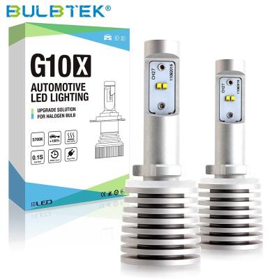 China BULBTEK G10X LED Headlight Bulb H27 880 881 Automotive LED Fog Lights Car Accessories 5700K Lux LED Headlight 10000LM Camry Car Bulbs for sale