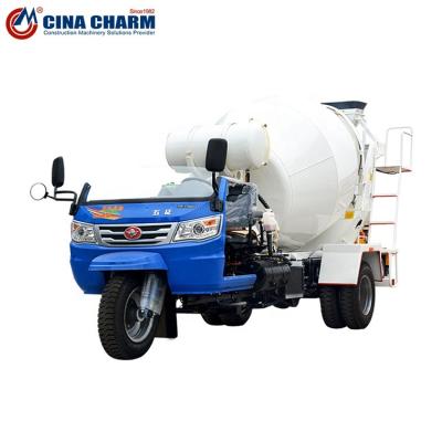 China Factory Tricycle Concrete Mixer Truck Small Drum Concrete Mixer Cement Truck for sale